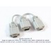 Cable Y, VGA/SVGA,  HD15 macho a 2 x HD15 hembra